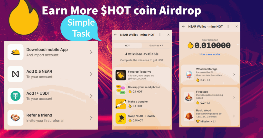 Hot Coin Airdrop task